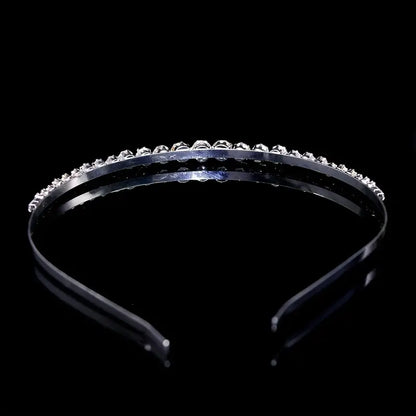 Rhinestone Headband Exquisite Queen Crown Head Hoop