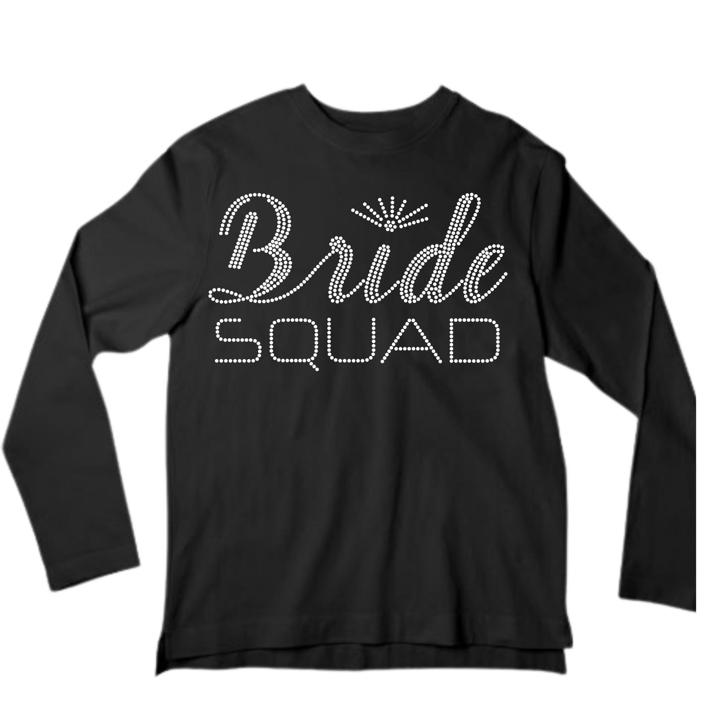 Bride SQUAD - Bride Rhinestone Apparel