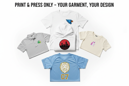 Print and Press Only – Garment Showcase