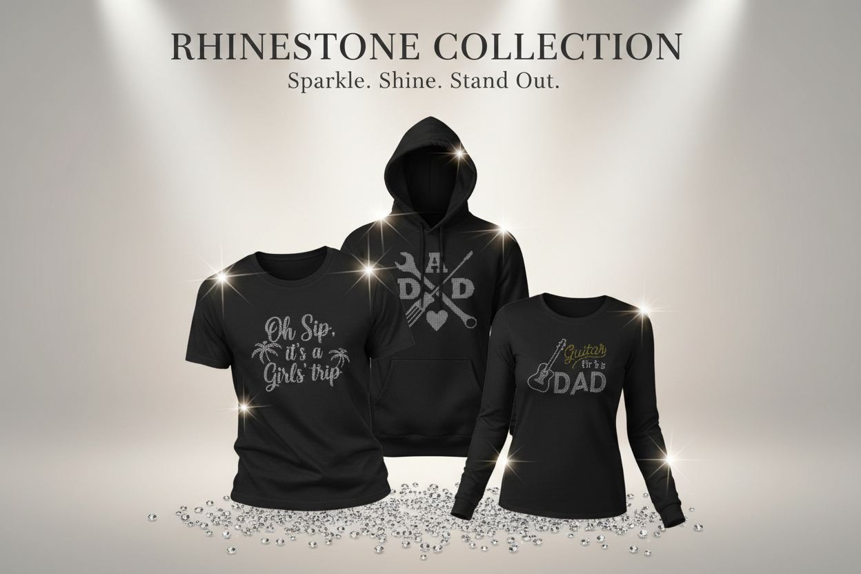 Rhinestone Apparel Collection Banner