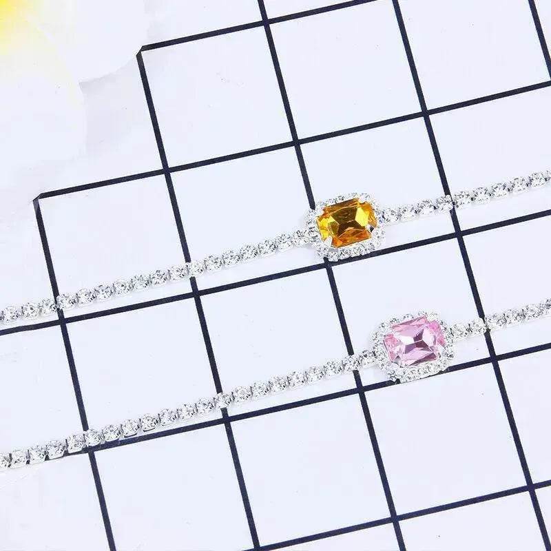 Rhinestone Clavicle Chain Simple Temperament Exquisite Diamond Women Necklace
