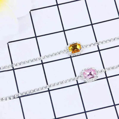 Rhinestone Clavicle Chain Simple Temperament Exquisite Diamond Women Necklace