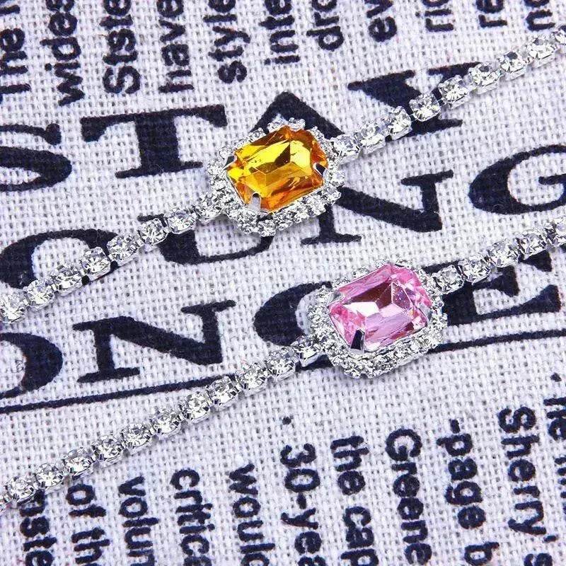 Rhinestone Clavicle Chain Simple Temperament Exquisite Diamond Women Necklace