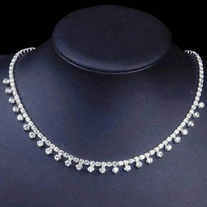 Rhinestone Claw Simple Fashion Item Choker Temperament Clavicle Chain Necklace  for Women Bridal  Wedding Necklace