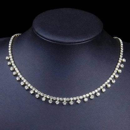 Rhinestone Claw Simple Fashion Item Choker Temperament Clavicle Chain Necklace  for Women Bridal  Wedding Necklace