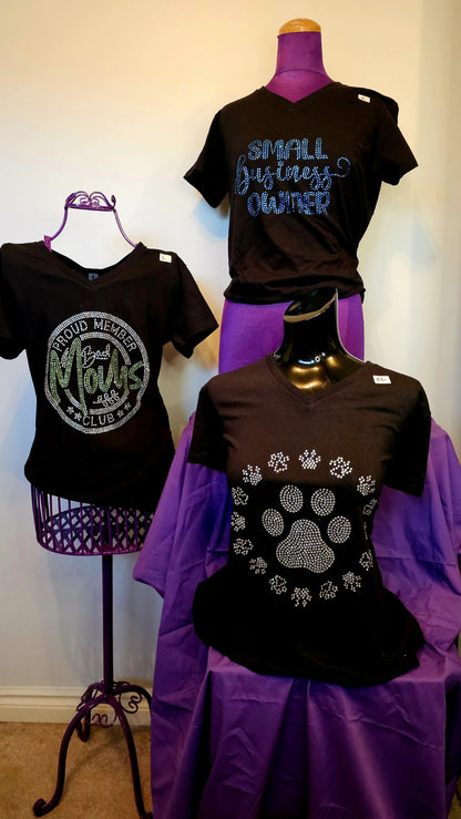Limited Edition Rhinestone Shirt – Exclusive Sparkle Bling Tee | Blingdazzel