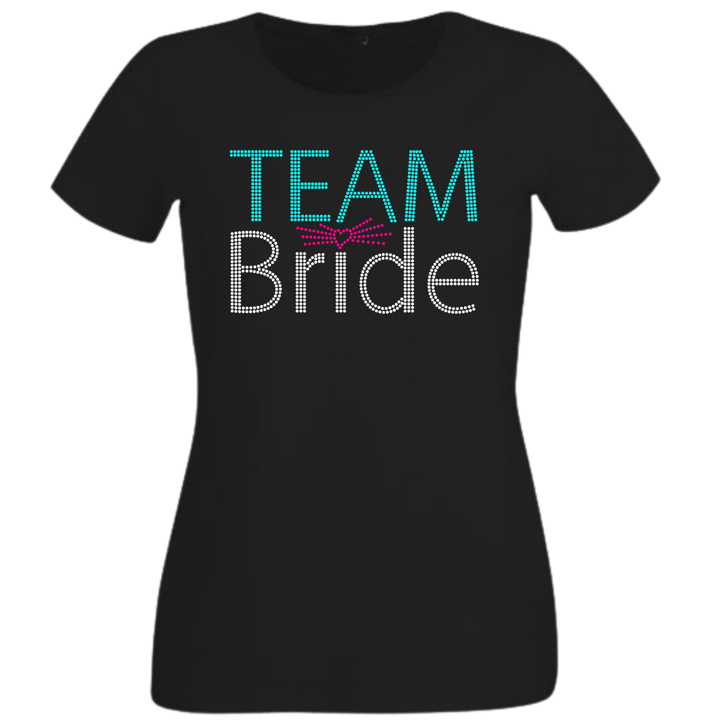 Team Bride Rhinestone Apparel