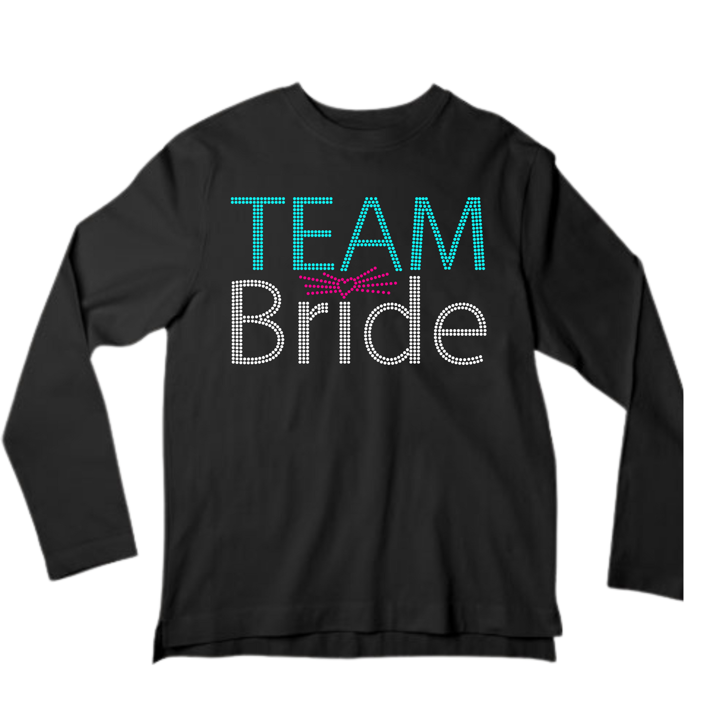 Team Bride Rhinestone Apparel