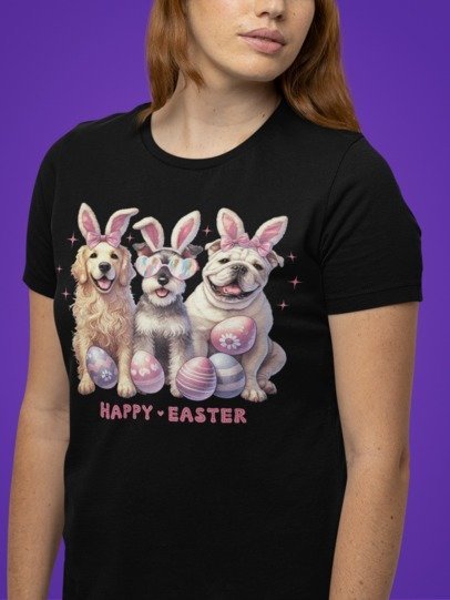 Easter Dogs Graphic Design