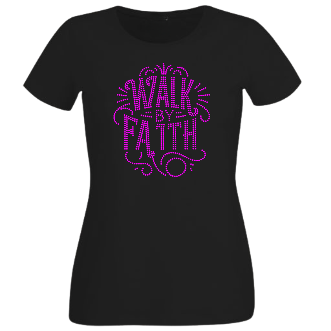 Walk by Faith Rhinestone Apparel