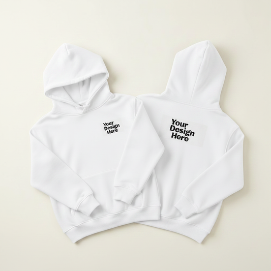 Youth Hoodie – White Option 1